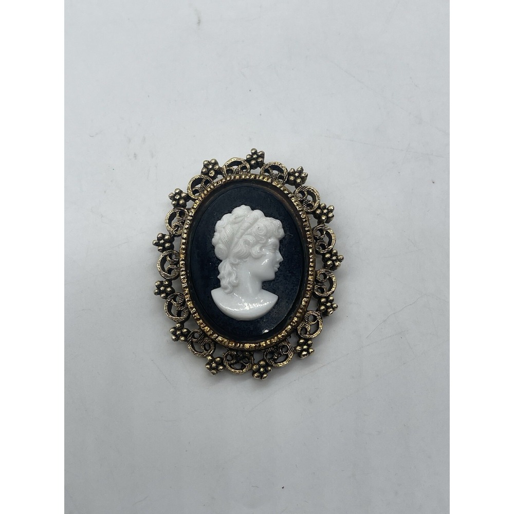 Vintage Brooch Pins Cameo Rare Jewelery 90s 1990s